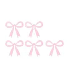 10 Peças Marcadores de Taça de Vinho em Formato de Laço Rosa, Decorações Elegantes para Festa de Aniversário, Feriado e Artesanato DIY, Decoração de Taça de Vinho, Utensílios de Bebida para Aniversário, Utensílios de Bebida para Feriados, Design Divertido, Marcadores de Alta Qualidade, Ideal para o Dia de Ação de Graças