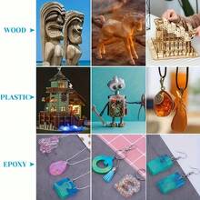 [10pcs/110pcs/410pcs] USB Powered Mini Electric Drill Set With Drill Bits, Wrench, Hex Collet, Resin Casting Mold, DIY Keychain, Crafts Making, Suitable For Resin, Plastic, Wood, Polymer Clay, Jewelry, Pendant Creation. Three Combo Sets To Meet Your Different Needs