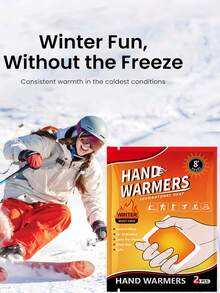 Natural Hand Warmers Are Easy To Activate. Portable Hand Warmers, Foot Warmers And Body Large Hand And Body Warmers Are Super Long-Lasting - Easy, - Air-Activated, Suitable For The Body. Hands & Toes - Odorless Warm - Exercise Big Hands