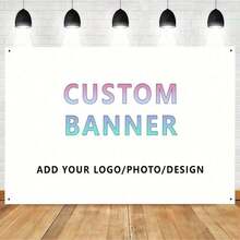 1 pieza Pancarta en blanco personalizable, versátil para diversas ocasiones y fiestas, decoración multiusos, disponible en varios tamaños, impresión gráfica, hogar y vida, ambiente navideño, recuerdos - Multicolor - Ver 23