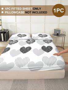 1 pieza Sábana ajustable con estampado de leopardo, ropa de cama, sábana ajustable, cubierta de colchón, protector de colchón suave y cómodo para el dormitorio, solo sábana ajustable, lavable a máquina - Multicolor - Ver 3