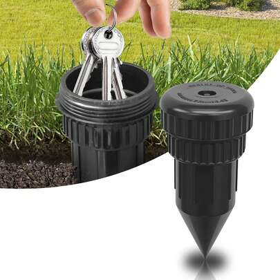 Sprinkler Key Hider, Realistic Hide A Key, Waterproof Key Cash Holder For Outdoor Garden Yard, Easy Push Into The Ground