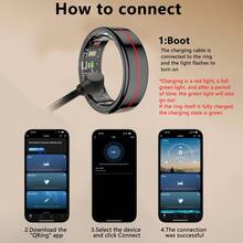 خواتم ذكية جديدة للرجال والنساء مع متتبعات اللياقة البدنية، بطارية لمدة 7 أيام، تتبع النوم/الخطوات/السعرات الحرارية، متتبع صحة متوافق مع iOS و Android - هدية مثالية للأصدقاء والعائلة