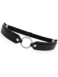 Meias-calças Elásticas de Estilo Gótico Punk, Aquecedores de Panturrilha Sexy Meias Góticas Quadril-hop, Aquecedores de Perna Macios Grunge, Estética Y2K, Correntes de Perna, Verão