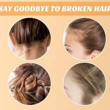 2pcs Hair Styling Wax For Smooth And Well-Groomed Hair, Preventing Frizz, Suitable For All Hair Types - Hồng - Xem 9