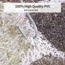 حصيرة الحمام غير الانزلاقية ، حصيرة حمام ناعمة مريحة مع فتحات تصريف ، حصيرة حمام من مادة البي في سي بتدليك اللوفة للاستخدام في الحمام والأماكن الرطبة ، سريعة التجفيف