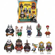 Universal 1PC Officially Licensed Mystery Bag Clip 3D Character Series Pendant Keychain Dragon Heroes Po And Mr. Ping Or Other Characters Random One For Halloween Christmas Anniversary Party Gifts To Best Friends Family Fans