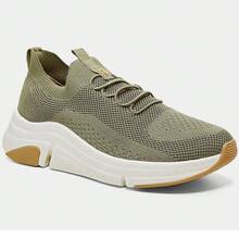 Modare Women's Knit Casual Sporty Ultra Comfort Lightweight Comfortable Modern Sneakers - màu xanh lá - Xem 1