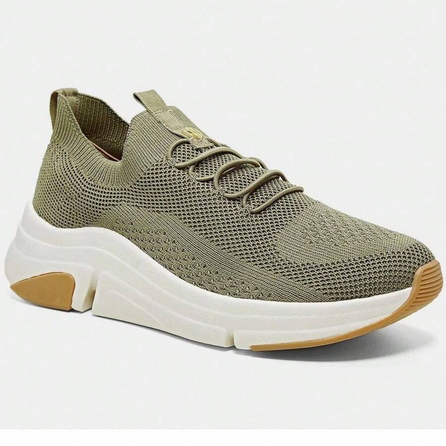 Modare Women's Knit Casual Sporty Ultra Comfort Lightweight Comfortable Modern Sneakers - màu xanh lá - Xem 1