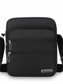 男士时尚休闲大容量多隔层单肩包街头潮流 - 立款 - 查看 2