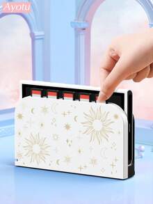 Ayotu 2025 New Model 2 Series Cosmic Pattern Game Console Shell & Accessories Set, Suitable For 7.9-Inch Switch 2 Protective Case. The Set Includes A Protective Case, Storage Bag, Base Shell, Game Console Dust Cover, Game Card Case, Joy-Con Controller Cover, And Other Optional Accessories. It Is The Best Choice For Schools, Birthdays, And Gaming Enthusiasts. - Multicolor - View 13