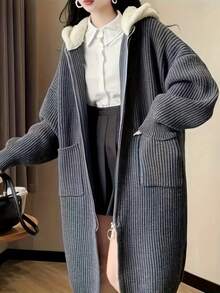 Women Cardigans - Grey - View 1