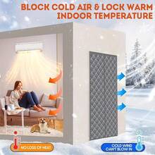 ستارة باب عازلة للحرارة مغناطيسية - قماش أكسفورد ثقيل، بطانة مسمكة، زيادة في الارتفاع بمقدار 2 بوصة، مناسبة لأبواب زجاجية انزلاقية بعرض 80-120 سم، تحافظ على الدفء وتقلل الضوضاء في الشتاء، رمادي، ستارة باب شتوية، عزل باب انزلاقي، سطح منسوج، هيكل، عزل المنزل، تصميم، خياطة مقواة، حل عزل المنزل