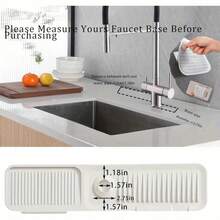 1 Stück Silikon Wasser Ablauf Matte für Küche/Badezimmer Spüle, Spritzschutz mit rutschfester Oberfläche/Abtropfgestell