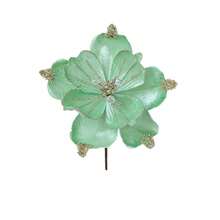 Artificial Poinsettia Flower Fake Flowers UV Resistant Faux Plants For Vase Wedding Decor - Pink - View 5
