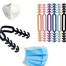 5PCS/10PCS Random Color Disposable Mask Anti Pinch Hook Ear Protection Adjustable Buckle