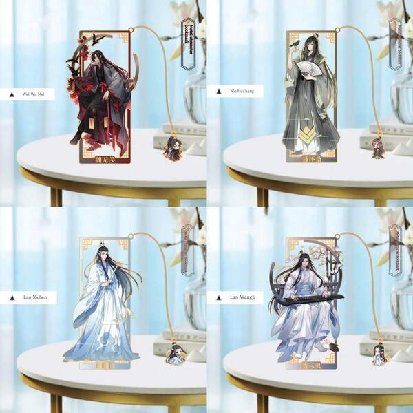 1 semn de carte metalic cu personaje anime nestăvilite - Wuxian Wei, Lan Wangji, Jinling, Wen Ning, diverse semne de carte cu personaje anime, semne de carte rafinate, rafinat Liu Wei, cadou de ziua de naștere, cadou ideal, cadou surpriză, cadou de sărbători, cadou de sezon, cadou de Halloween, cadou de Crăciun, cadou, decor, semn de carte
