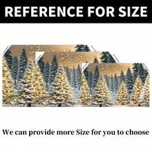 1pc Light Snow Christmas Tree Pattern Backdrop Cloth For Christmas, New Year Party, Holiday Gifts, Family Gathering, Wedding, Birthday, Anniversary, Bedroom, Living Room, Outdoor Decoration, Studio Props, Photography Backdrop