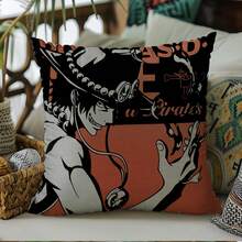 1PC One Piece Roronoa Zoro Surrounding Anime Pillow Creative Personalized Home Sofa Bedroom Car Backrest Ornaments Gift