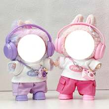 17厘米/6.69英寸娃娃服装，适用于第一/二/三代娃娃，娃娃套装，配件适用于第一、二、三代娃娃 - 娃娃服装替换装，可爱的娃娃配件，可用于玩耍和展示，可更换的娃娃服装套装，返校礼物，夏季系列，情人节，冬季，生日/节日礼物（不含娃娃） - 紫色 - 查看 8