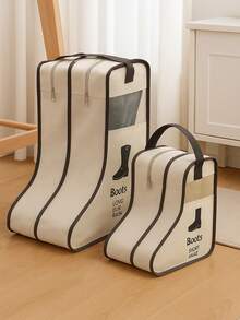 1 bolsa de zapatos estilo coreano para botas y zapatos, una cubierta antipolvo visible para botas. Adecuada para el almacenamiento de zapatos en el hogar, protección contra el polvo y transporte portátil. Permite la clasificación estacional, lo que facilita los viajes. Buena transpirabilidad/Ligero y conveniente/A prueba de insectos y antipolvo/Estructura ligera. Adecuado para el hogar, el trabajo, la escuela, el aire los viajes. Organizador de viaje, bolsa con cordón para zapatos, cubierta antipolvo para hombres y mujeres, cubos de embalaje, artículos esenciales para viajes, artículos esenciales para cruceros, artículos esenciales para vacaciones