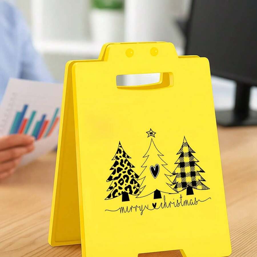 Red Christmas Tree Print - Christmas