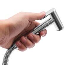 Bidet Hand Sprayer For The Toilet, Hand Shower Toilet Bidet Faucet Set, Hot And Cold Bidet Sprayer Set - Silver - View 8