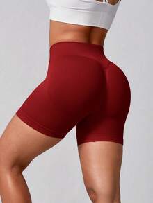 NcmRyu 2 chiếc quần short thể thao ngoài trời không đường may, co giãn, nâng mông dành cho nữ, thích hợp chạy bộ, tập luyện, thể dục, yoga, hoạt động ngoài trời mùa hè. - Nhiều màu - Xem 5