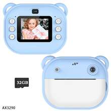 Sofort-Muster Kamera für Kinder, 1080P HD Digitalkamera für Kinder, Lernspielzeug für Kinder von 3-12 Jahren, Kamera Geschenke für Geburtstag Urlaub Reise