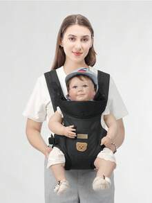 2-In-1 Lightweight Baby Carrier, Front Facing & Back Carrying, All Season Use