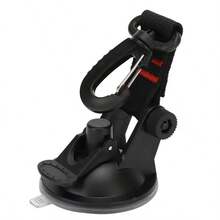 1pc Heavy Duty Portable Rotating Vacuum Suction Cup With Secure Locking Hook, Reusable Strong Hold Carabiner For Universal Tent Fixing, Travel, Camping, Home Bathroom Storage, Outdoor Activities, Effortless Seasonal Decorating, Festivals, Waterproof Removable Wall Hanger, Easy Installation For Halloween, Thanksgiving, Christmas, Spring Picnic