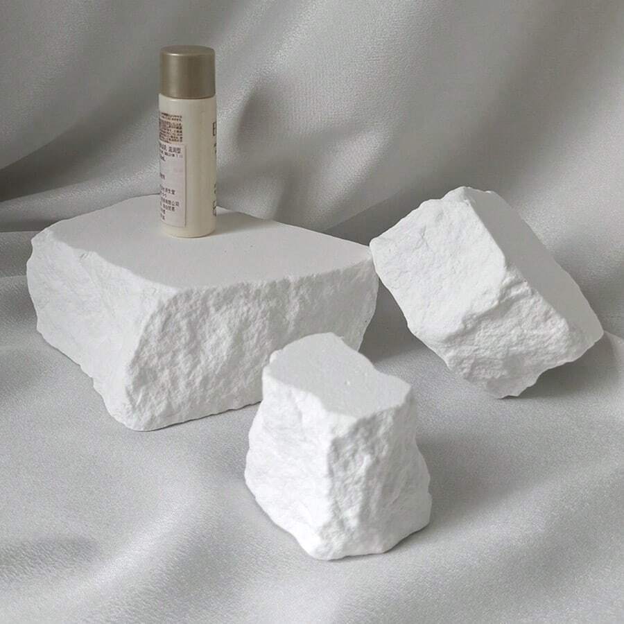 石膏石摄影装饰道具桌面网红摆件静物产品摄影背景石 - 适用于客厅、卧室、婚礼、派对、圣诞节、万圣节、复活节、感恩节、节日、生日、乔迁之喜的完美礼物、优雅设计、房间装饰 - 彩色 - 查看 1