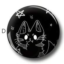 1 件 4.4 厘米/1.73 英寸图案安全别针徽章、纽扣徽章、胸针徽章，适合佩戴在衣服、包包、背包上，是送给家人和朋友的有趣礼物 - 彩色 - 查看 6