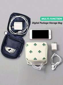 5pcs Large Capacity Sanitary Napkin Storage Bag, Cartoon Pattern Sanitary Napkin Storage Bag, Portable Menstrual Tool Kit, Multi-Purpose Waterproof Storage Bag, Nursing Pad Storage Bag, Tampon Bag, Feminine Product Bag, Vacation Storage Bag, Suitable For Sanitary Napkins, Lipstick And Coin Storage, Travel Essentials, Storage Essentials, School Season Essentials, Mom Gifts, Birthday Gifts, Holiday Gifts, Bohemian Style