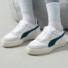 Puma Men's And Women's CA Pro Sport Mix Retro Casual Shoes Low-Top Sneakers White Sneakers 393445-01 - White - View 6