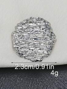 12 chiếc cúc kim loại tròn kiểu cổ điển với sọc bất đối xứng, thích hợp cho áo len, áo khoác, áo jacket, áo khoác thường ngày, giày dép, mũ, hộp quà và các dự án DIY khác. - Nhiều màu - Xem 14