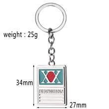 Anime  Keychain Metal Tag Pendant Keyrings For Women Men Car Key Holder Jewelry Accessories Gift - 獵人 - 查看 9