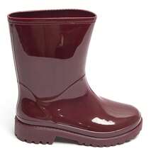 Bottes Verni Mi-Hautes Femme –élégantes – Beige, Noir, Marron, Vert, Rouge & Léopard - Red - View 3