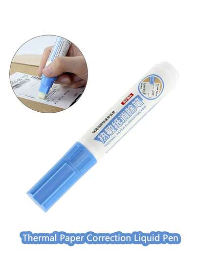 1pc Erasable Pen, Thermal Paper Correction Pen, Quick-Drying Correction Fluid, For Personal Information And Shipping Address