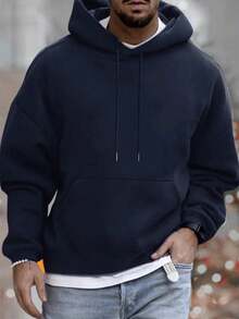 GRDR Men's Casual Loose Fit Printed Hoodie Sweatshirt, Autumn/Winter