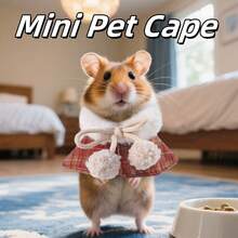 10-20厘米小宠物斗篷可爱仓鼠衣服鹦鹉户外服保暖斗篷