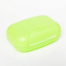 1 件时尚创意便携式旅行防水密封肥皂盒带盖和锁，个性化肥皂盒 - 彩色 - 查看 13