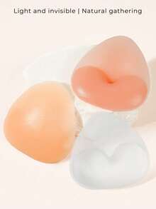 1 对可重复使用的硅胶胸垫 - 隐形提拉胸垫，适用于泳装和内衣，柔软厚实，自然提拉，是比基尼、连衣裙和吊带背心的理想之选。 - 彩色 - 查看 8