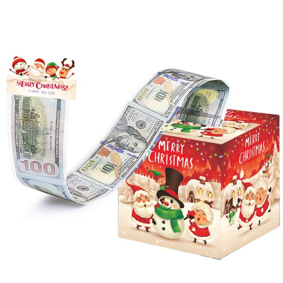 Christmas Surprise Candy Box, Money Pulling Theme, Holiday Essential, Gift For Friends - Multicolor - View 1