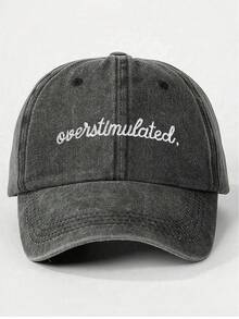 قبعة شمس مطرزة بالحروف مغسولة لإعطاء مظهر قديم للنساء والرجال، قبعة سائق الشاحنة للنساء والرجال، قبعة صيد، بيضاء وزهرية، للحفلات والجولف والريف والأعياد، قبعة فستان عتيقة