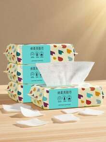 Disposable Face Towels, Soft Non-Woven Fabric Dry And Wet Wipes, Suitable For Sensitive Skin. Individually Packaged For Travel, Beach And Daily Cleaning Hypoallergenic, Suitable For All Age Groups, For Gatherings, Weddings, Christmas, Halloween, Mother's Day, Families, Dinners, Dormitories, Offices, Companies, Outdoors, Kitchens, Bathrooms, Household Items,