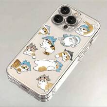Cute M-Mofusands Cat Phone Case Compatible With  16 15 14 13 12 11 Mini Pro Max X XR XSMax 6S 6 7 8 Plus SE20 Transparent Cover, Cover Compatible With  17 Pro Max Case,  17 Pro Case,  17 Case,  16 Pro Max Case - T-204TM1305A1 - 查看 9