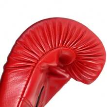 Red Color 8oz 10oz 12oz 14oz 16oz Breathable Boxing Gloves For Men And Women Suitable For Boxing Kickboxing Mixed Martial Arts Muay Thai MMA Heavy Bag Training Comfortable Boxing Gloves