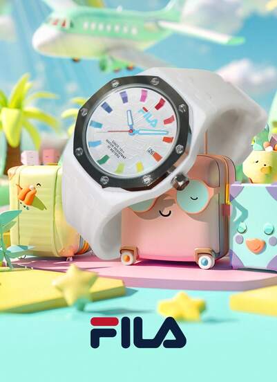  FILA 女士石英表 – 珍珠表盘和皮革表带 | 优雅女士礼品表 – 适合办公室、活动和日常佩戴