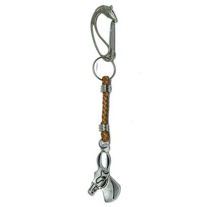 Chaveiro Atrevidu's Country Com Mosquete Leve Couro Trançado